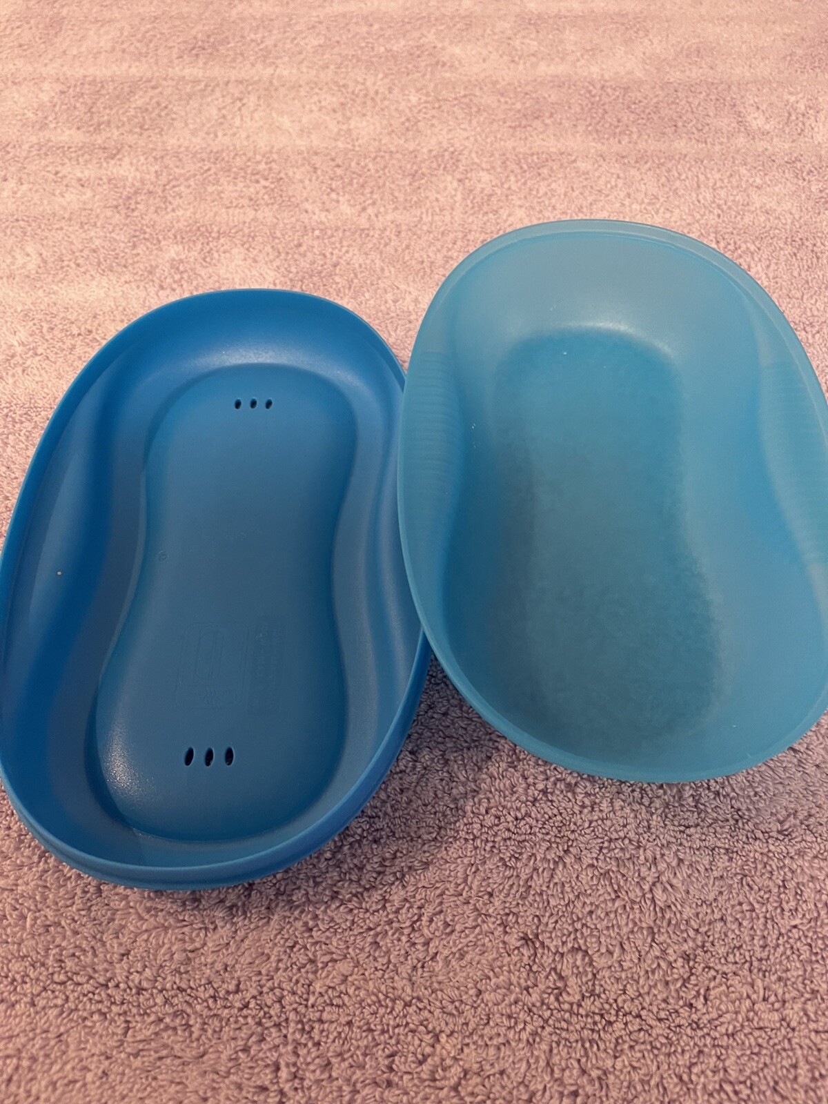 Tupperware 6996A2 Microwave Blue Egg Omelette Breakfast maker Cooker