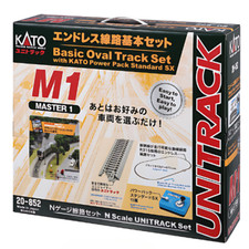 KATO Unitrack Master M1 N Scale Basic Oval Track Set - 20-852 for