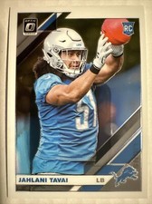 Jahlani Tavai - Detroit Lions - 2019 Panini Donruss Optic - Rookie - #120