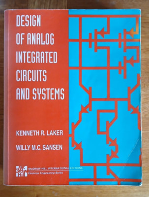 Design of Analog Integrated Circuits and Systems