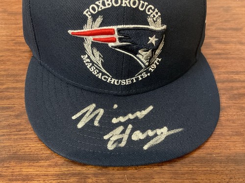 N'Keal Harry Autographed NFL New England Patriots New Era Hat Fitted Sz. 7 3/8 - Picture 2 of 7