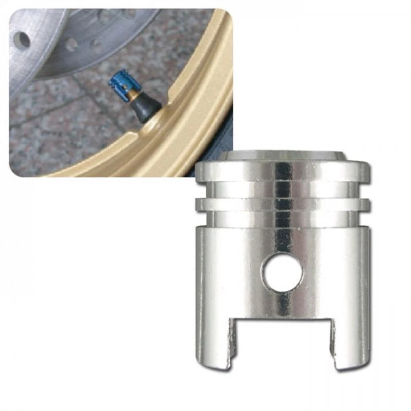 Compatible With Kawasaki Ninja H2R Ventilkappenset Piston Silver