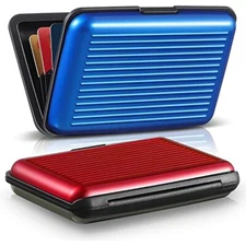 Slim RFID Blocking Mens Card Holder Protector Aluminum Case ID Organizer Wallets
