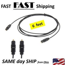 6FT Premium Quality Digital Audio Optical Optic Fiber Cable