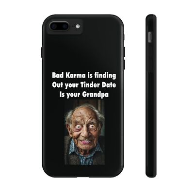 Funny Grandpa Tinder date iPhone Case, iPhone 16, 15, 14 Pro Max, 13, 12, 11 