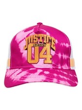 New Justice Baseball Style Sports Girls Hat Pink  White One Size FreeS H