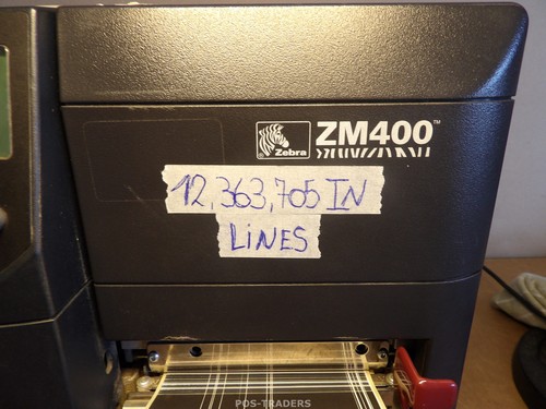 Zebra ZM400 Thermal Barcode Label Printer 104mm LAN USB - 12,363,705 IN / LINES - Afbeelding 2 van 6