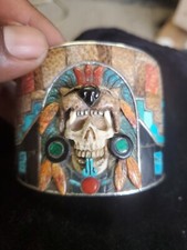 Brazalete De Plata 925 Hecho A Mano Por Artes...
