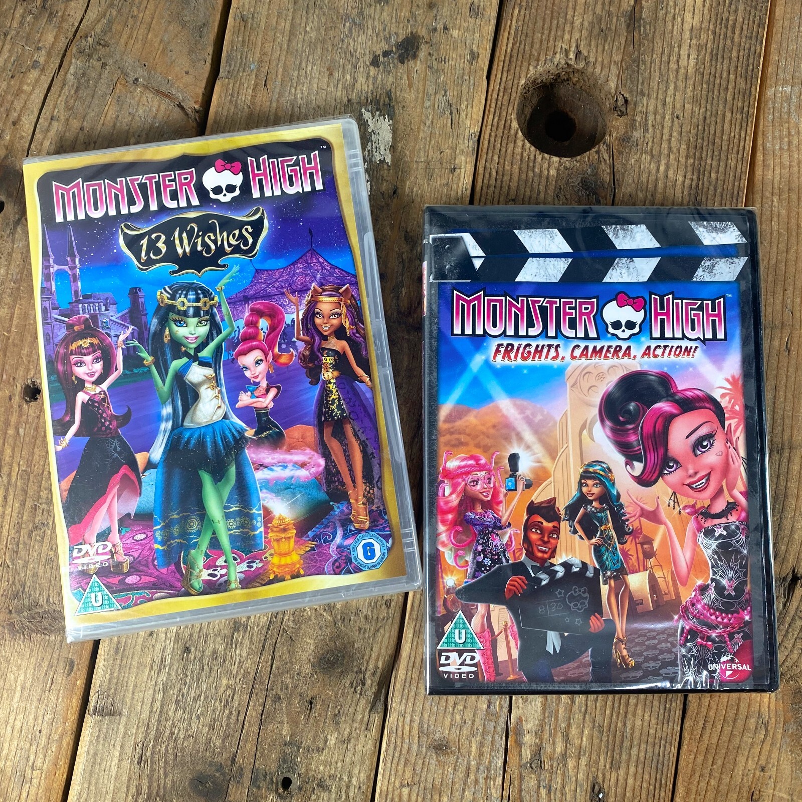 Monster High Bundle 13 Wishes/Frights Camera Action (DVD) NEW