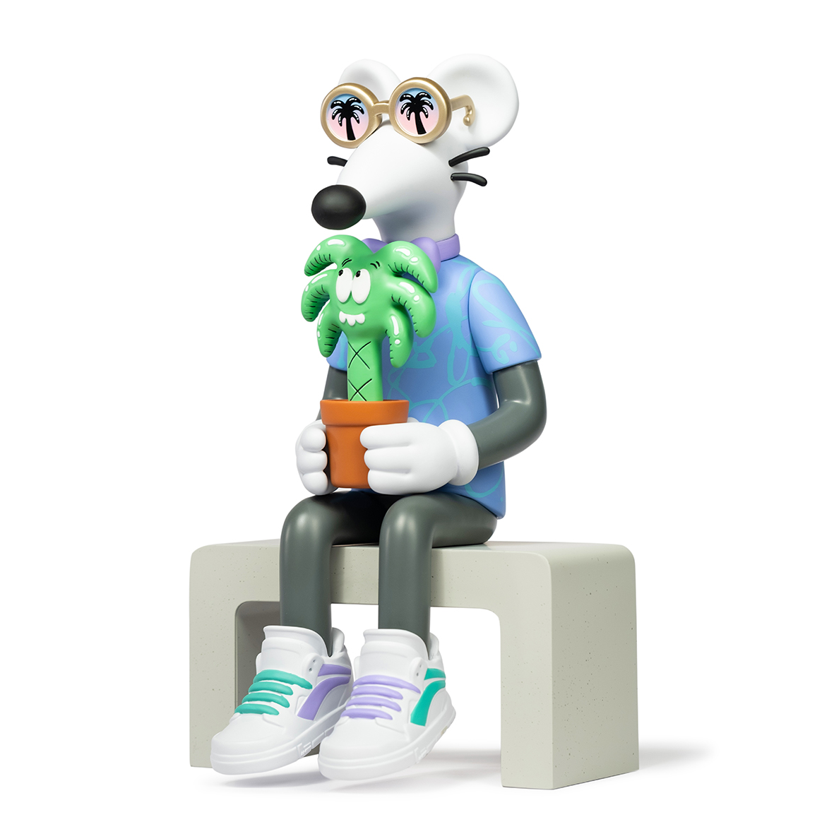 STEVEN HARRINGTON “YOU & I” (White) Steven Harrington x Li-Ning Home Figure White 2022 Vinyl Art