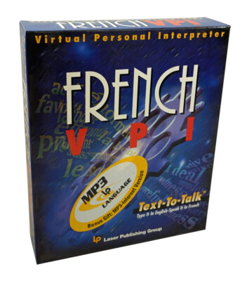 Learn to Speak French Language VPI CD-Rom Software - Translate, Hear and Speak
