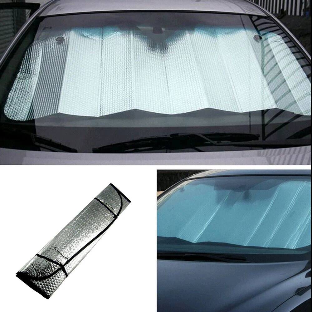 Folding Front Rear Car Window Sun Shade Auto Visor Windshield Block Covers