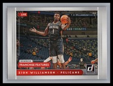 2021-22 Donruss Basketball #22 Zion Williamson Franchise Features PELICANS