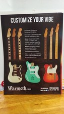 WARMOTH GUITAR PARTS CUSTOM GUITAR BUILD BODIES NECKS  PRINT AD 11 X 8.5  z1