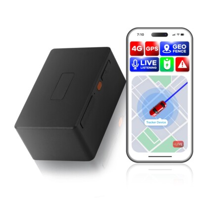 4G GPS Tracker Hidden Live Listening Device Car Microphone Spy Car GSM Remote