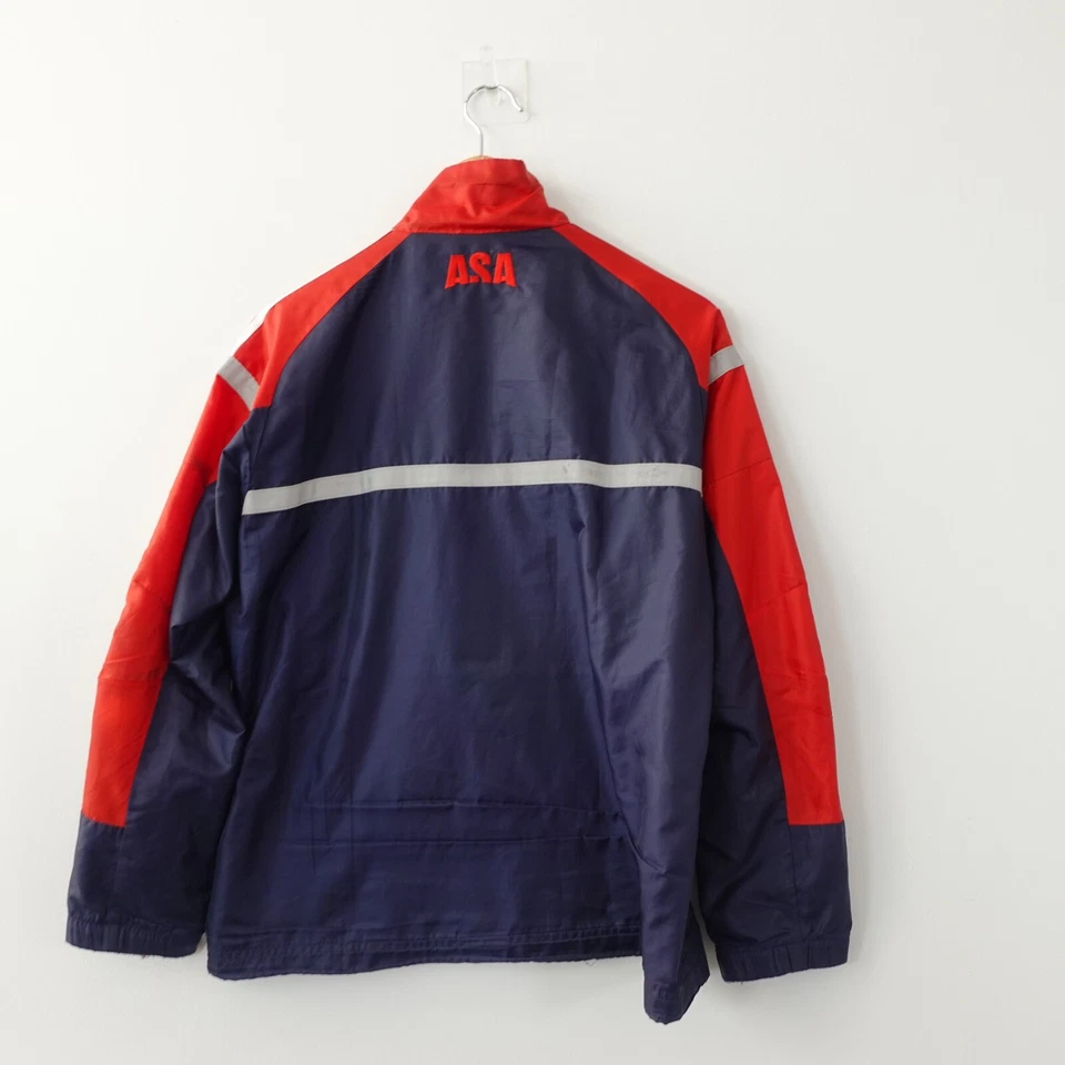 Blue Track Packable Windbreaker VINTAGE S Jacket ADIDAS JFA 2009 Japan Soccer - Image 3 of 4