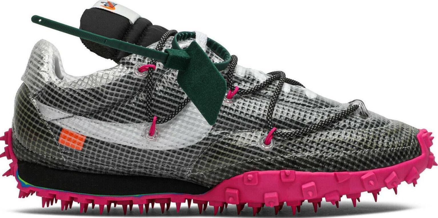 Off-White x Nike Waffle Racer Fuchsia W for sale | eBay