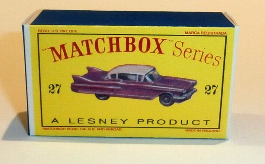 Matchbox lesney N°27 Cadillac Sixty spécial - Collection