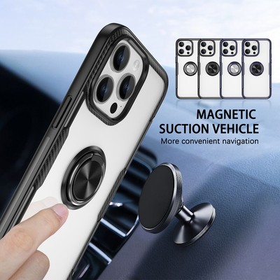 Silicone Magnetic Kickstand Case For iPhone 15 Pro Max 14 13 12 11 XS XR 87 Plus