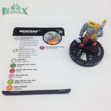 Heroclix Teenage Mutant Ninja Turtles Unplugged Rocksteady 010 Common w/card 