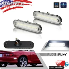FOR 1990-05 MAZDA MX-5 MIATA Clear White LED Front / Rear Side Marker Lights Set