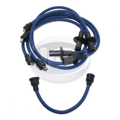 8MM IGNITION WIRES SET BLUE 1200-1600CC VOLKSWAGEN BUG BUS GHIA SUPER BEETLE T3