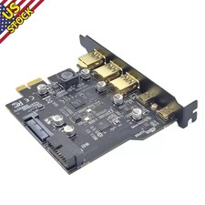USB3.2 GEN1 PCI-Express Expansion Card 5 Ports 2 Type-C 3 USB-A 19-Pin 5Gbps