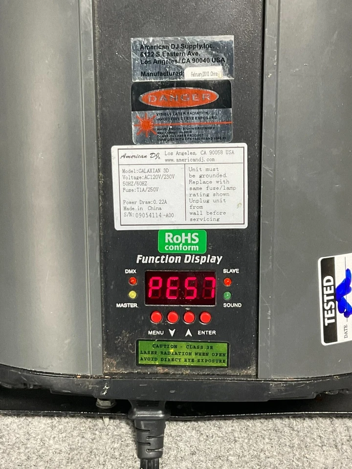 American DJ Galaxian 3D Laser Light 🎇 Red/Green Beams, DMX, Sound Active - Image 3 of 4