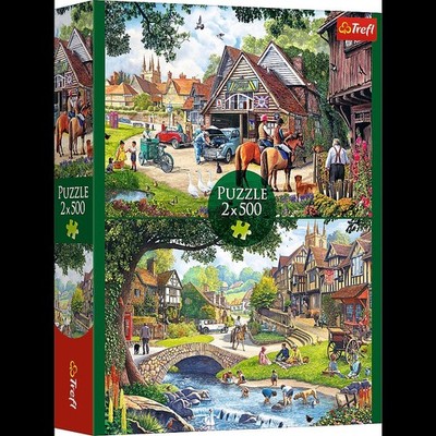 Puzzle Trefl 2x500 Teile Idyllisches Leben