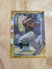 2019 Bowman Chrome DEON STAFFORD Gold Shimmer Refractor /50 1st Rookie SP