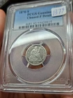 1876 Seated Liberty Dime PCGS Genuine VF Details