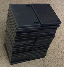 Lot of 50 Empty Blank Standard Size Black DVD Replacement Cases no stock images
