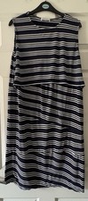 NEXT Maternity/Breastfeeding Striped Dress Knee Length Size 20