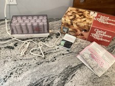 Vintage Clairol Kindness 3 Way Hairsetter Hot Rollers Curlers K-420S -With Clips