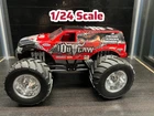 2004 Vintage Mattel Monster Jam 1/24 Iron Outlaw Monster Truck Diecast Car.
