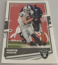 2020 Panini Donruss Football Hunter Renfrow Las Vegas Raiders base card #200