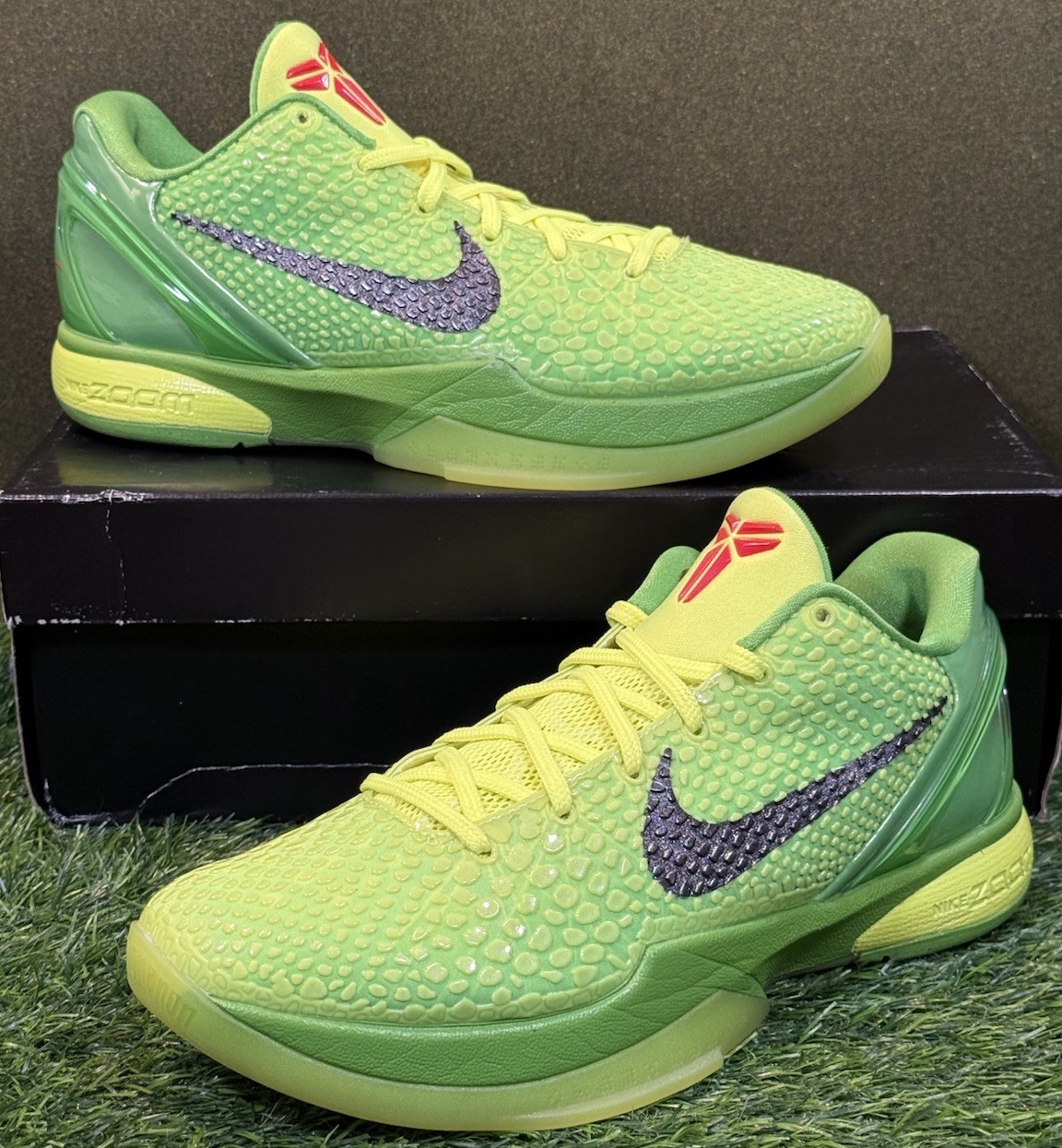 Nike Kobe 6 Protro 'Grinch (2020)' (Size 9) *Super Clean w/ OG All* CW2190-300