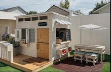 Wooden Deluxe Playhouse No Tools Assmebly