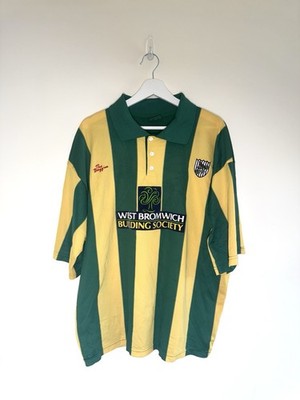 Original West Bromwich Albion 2001/03 Away Fußball Trikot XXL