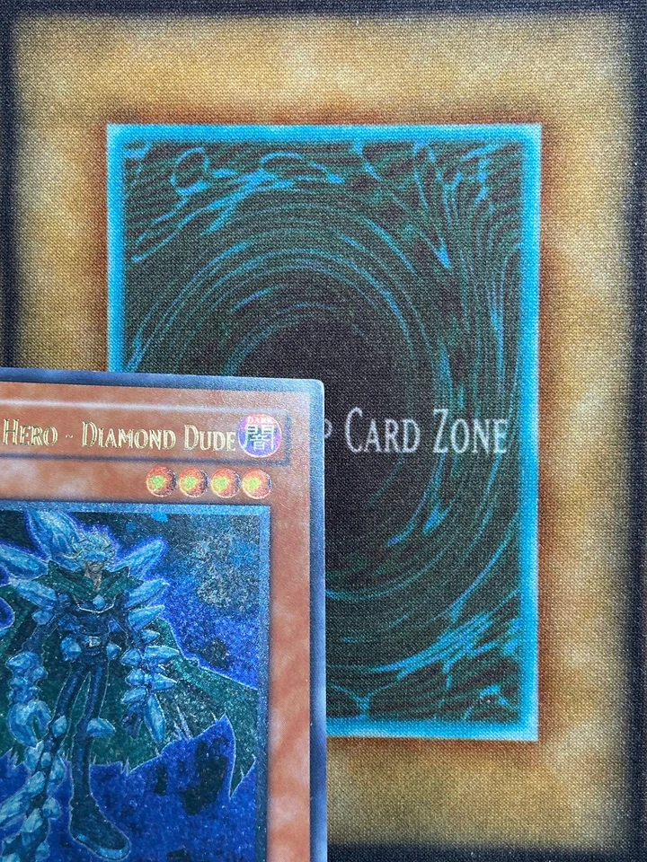 Yugioh Destiny Hero - Diamond Dude EOJ-EN003 Ultimate Rare 1st Edition LP - image 3 of 4