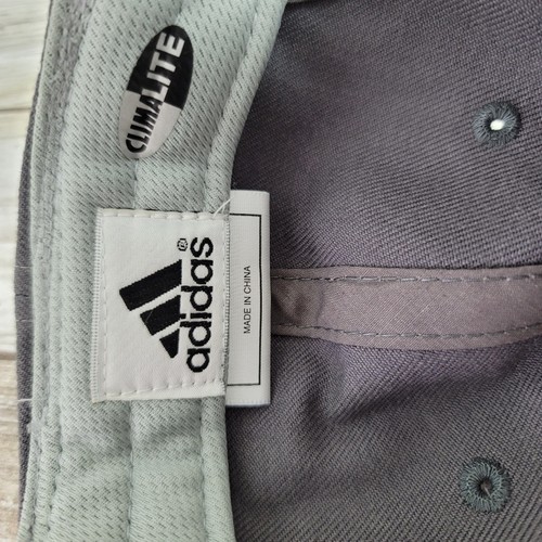 Adidas Climalite Men's Adjustable Baseball Hat Logo Gray White One Size Fits All - Bild 4 von 5