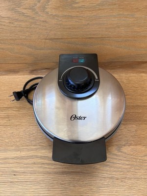Stainless Steel Oster Dura Ceramic Belgian Waffle Maker Model CKSTWF1502-TECO