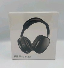 P9 Pro Max Wireless Bluetooth Headphones Blac...