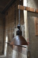 Design HäNgelampe Braun Innenschirm Weiß Ø45Cm E27 Dekoelement Pendelleuchte