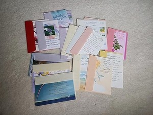 Lot of 18 Vintage Helen Steiner Rice Greeting Cards Envelopes NOS New Old Stock