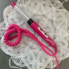 VTG Conair High Energy 301 Heated Curling Styling Brush Hot Pink Iron