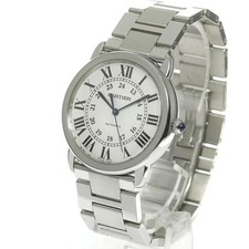 CARTIER RONDE SOLO WSRN0012 36mm SS Automatic Silver Dial Watch #C389 2