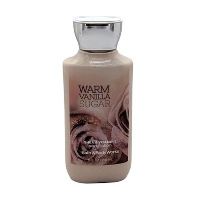 Bath & Body Works Warm Vanilla Sugar Body Lotion Cream 8oz NEW Shea & Vitamin E