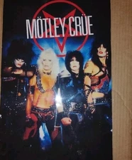 Vintage Motley Crue Carnival Prize Mirror 12x18