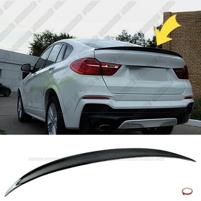 For 2015-2018 BMW X4 F26 Gloss Black M Performance Style Rear Trunk Spoiler Wing